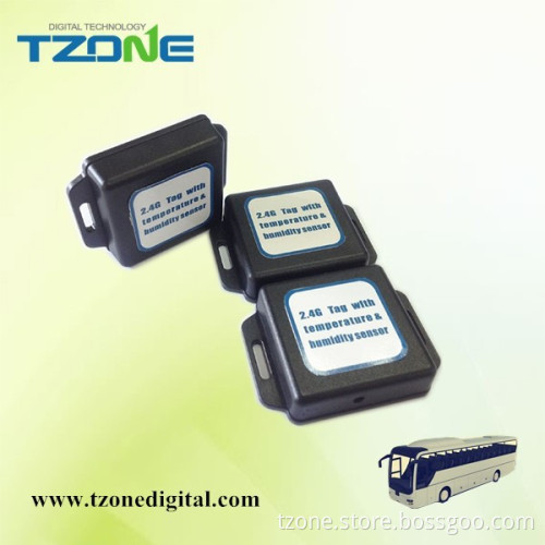 2016 Popular 2.4G wireless Portable RFID tag with Temperature and Humidity Transmitter for Pharma Food Cold Store Chain